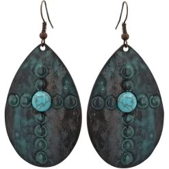 Montana Silversmiths Attitude Defender Of Faith Earrings