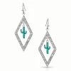 Montana Silversmiths Cactus In Lights Earrings
