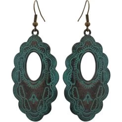 Montana Silversmiths Attitude Window Bronze Earrings