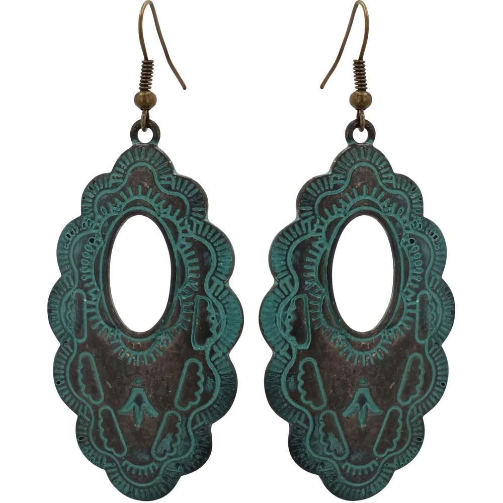 Montana Silversmiths Attitude Window Bronze Earrings