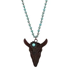 Montana Silversmiths Attitude Charming Steer Necklace