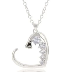 Montana Silversmiths Good Heart Horseshoe Nail Necklace