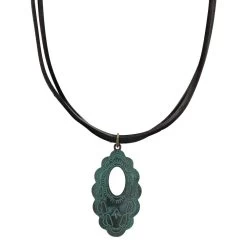 Montana Silversmiths Attitude Scalloped Window Bronze Necklace