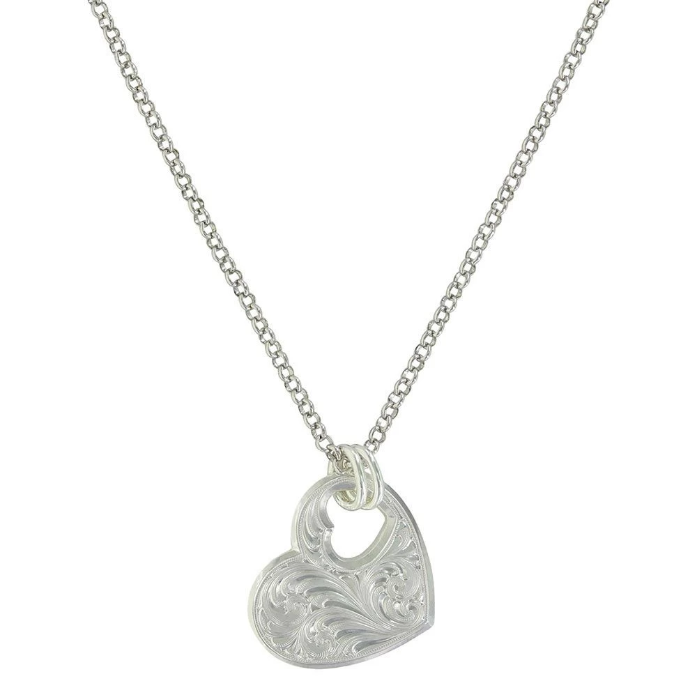 Montana Silversmiths Carry My Heart With You Necklace