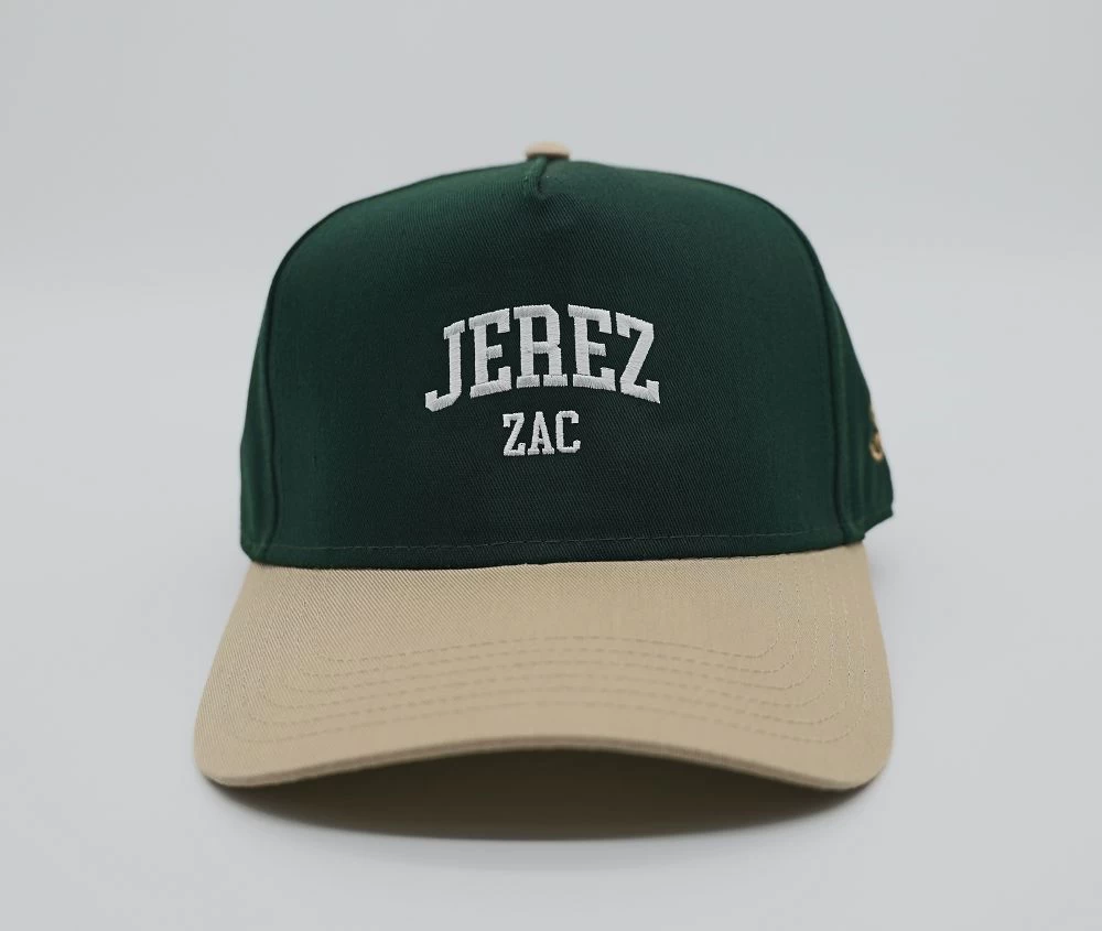 Green Khaki Jerez Embroidery Cap