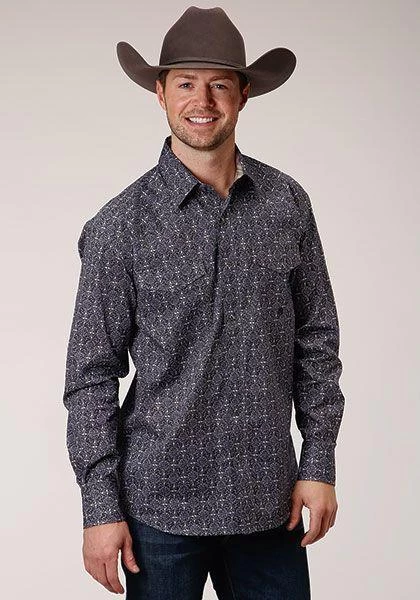 Roper Men's Amarillo Collection All Over Print - Baroque Medallion