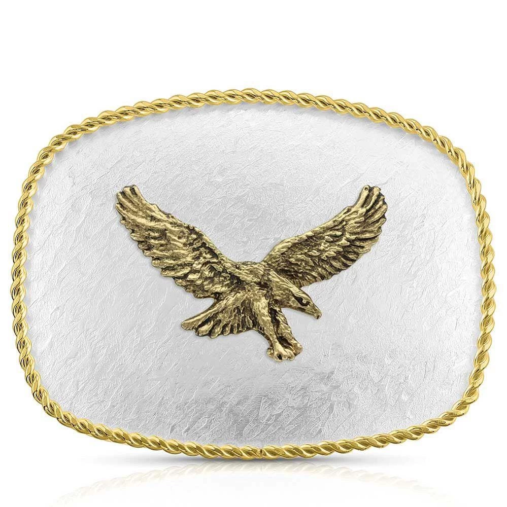 Montana Silversmiths Rippling Waters Soaring Eagle Buckle