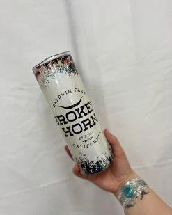 Aztec Bleach Tumbler Broken Horn Logo