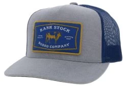 Hooey Rank Stock Grey Trucker Cap Youth