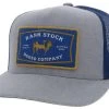 Hooey Rank Stock Grey Trucker Cap