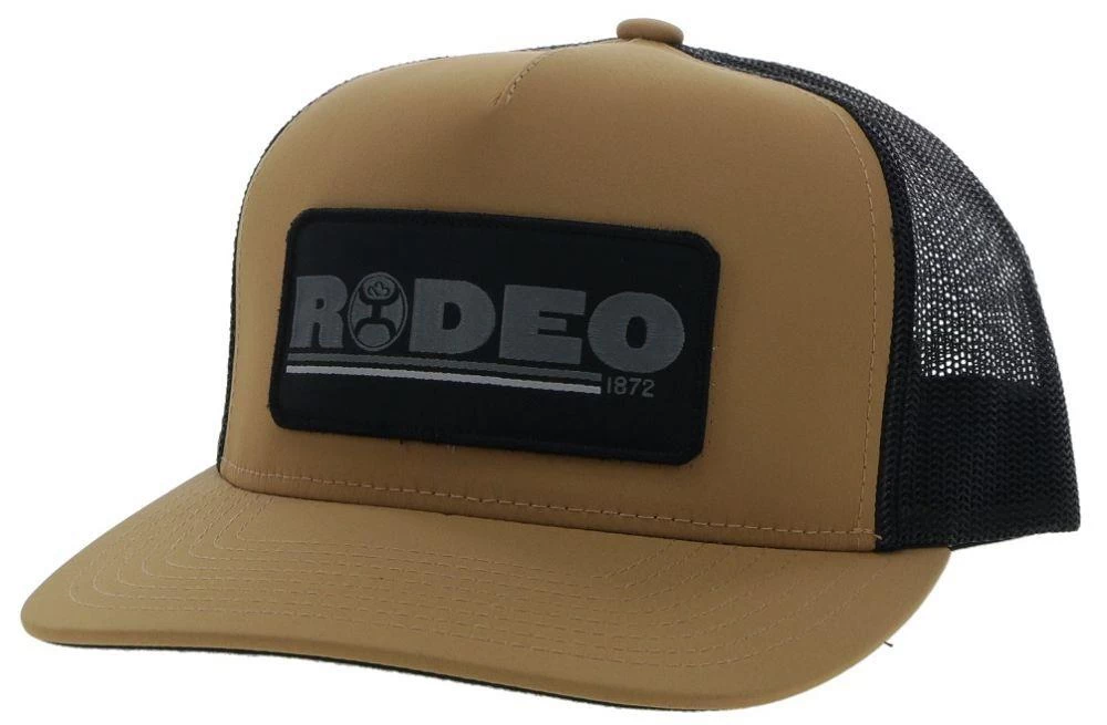 Hooey Rodeo Tan/Black Trucker Cap