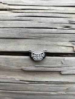 Broken Horn Cap Pin - White Logo