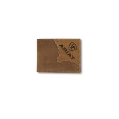 Ariat Bifold Wallet Two Tone Leather