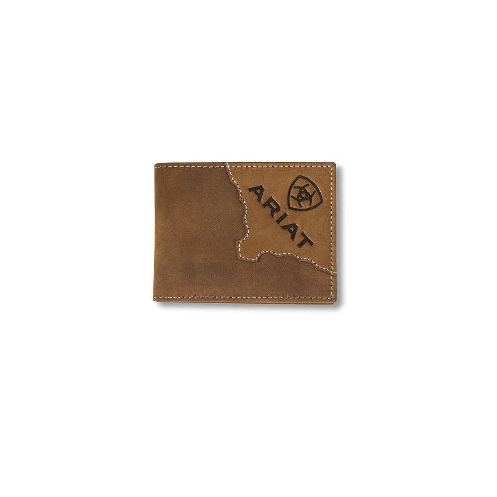 Ariat Bifold Wallet Two Tone Leather