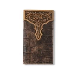 Ariat Rodeo Wallet Croc Floral Embossed