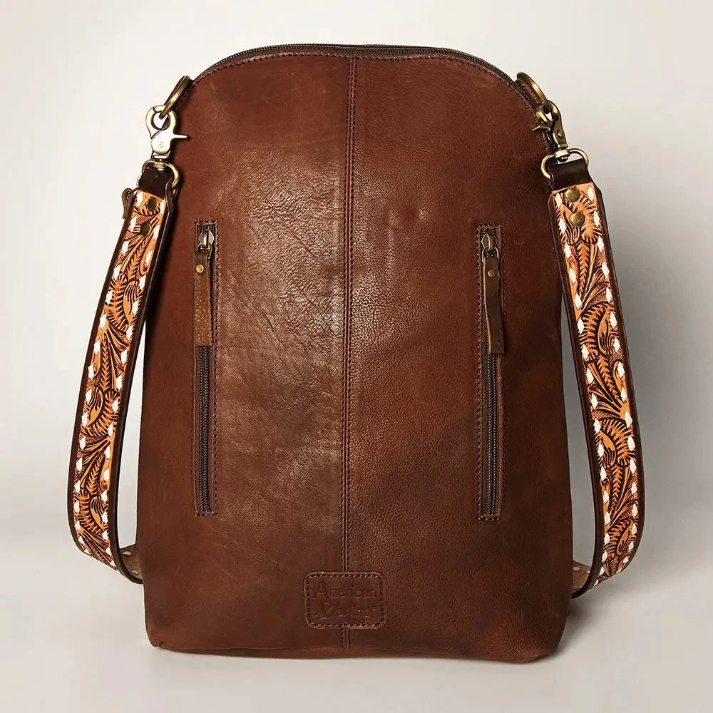 Crossbody Backpack Leather Bag - Image 5