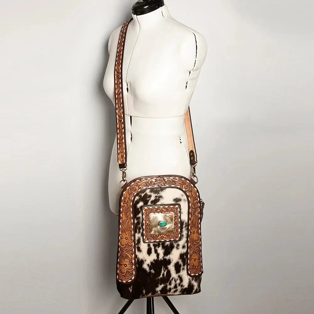 Crossbody Backpack Leather Bag - Image 3