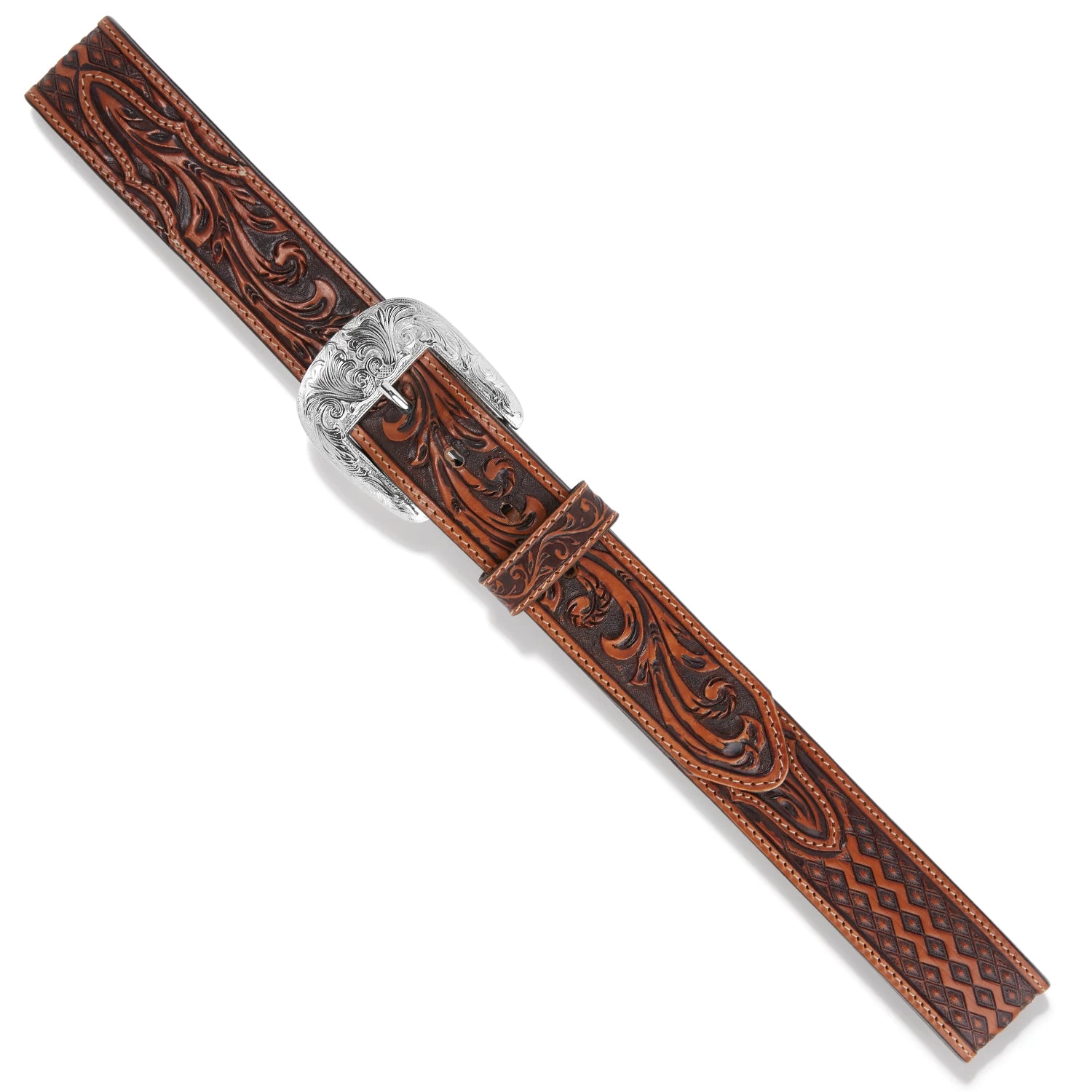 Justin Diamond Road Belt - Tan 1-1/2 - Image 3