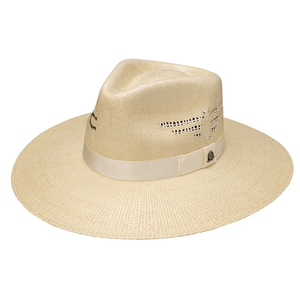 Charlie 1 Horse Mexico Shore Straw Hat - Nat/Tan