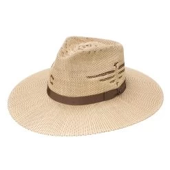 Charlie 1 Horse Mexico Shore Straw Hat - Brown/Tan