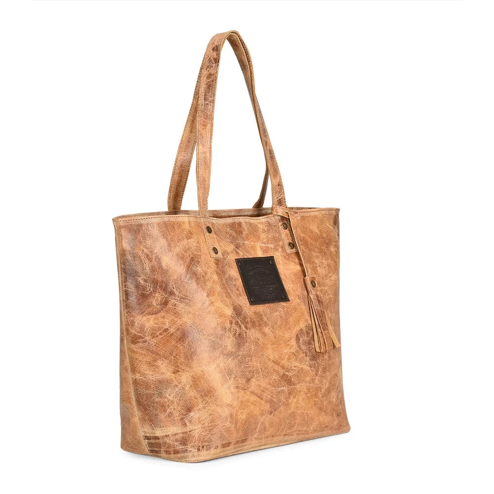 Corral Tote Bag Distressed Cowhide Leather - Image 4