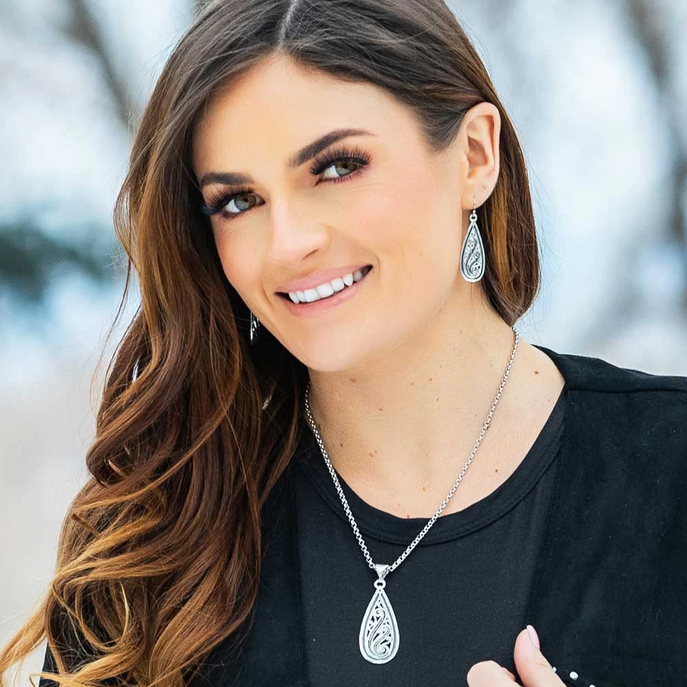 Montana Silversmiths Dancing Filigree Earrings - Image 3