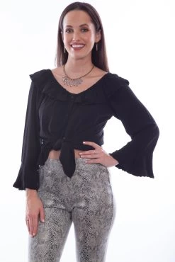 Scully Ruffle On/Off Shoulder Blouse