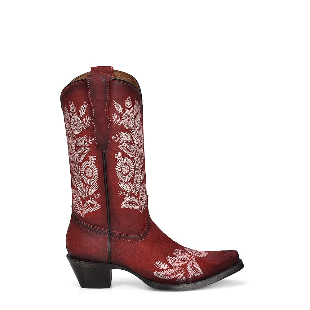 Corral Red Floral Embroidery - Youth - Image 2