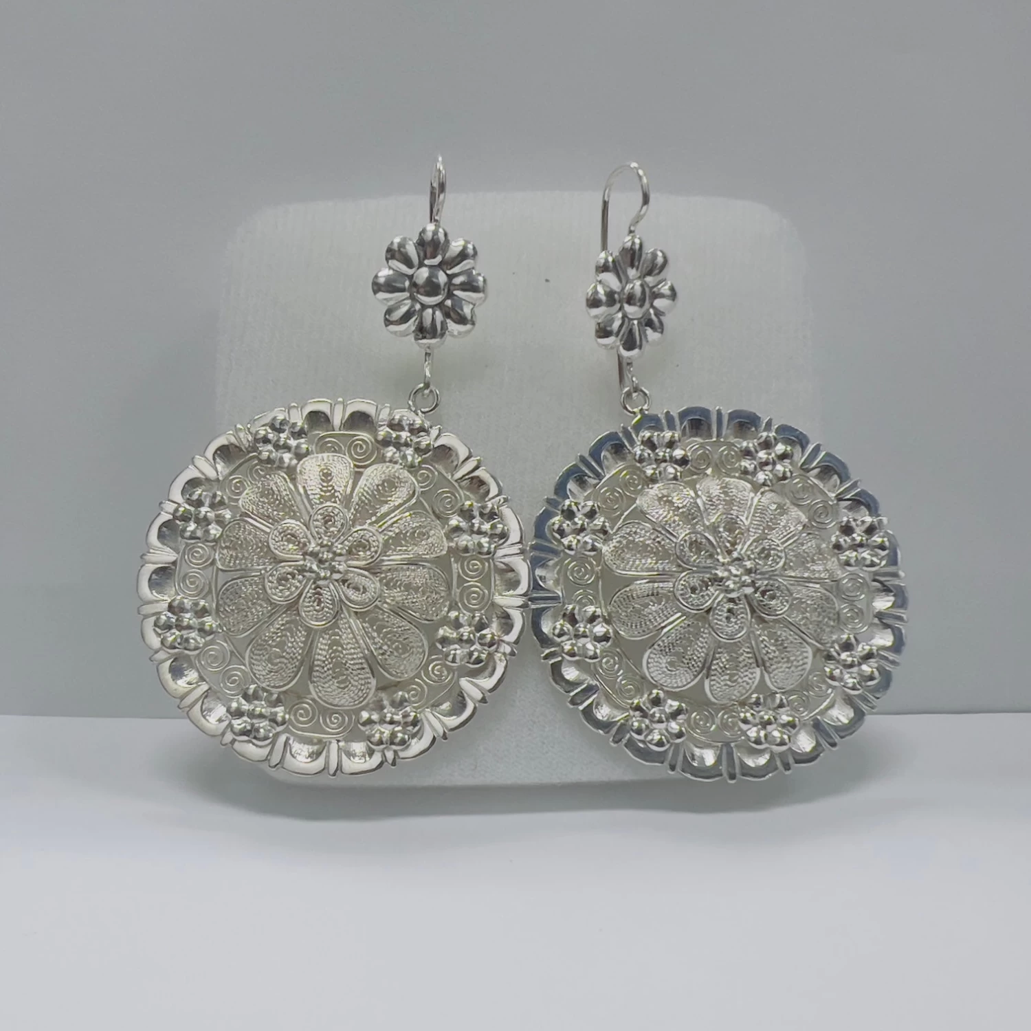 Jerezan Flor Especial Hanging Earrings # 10