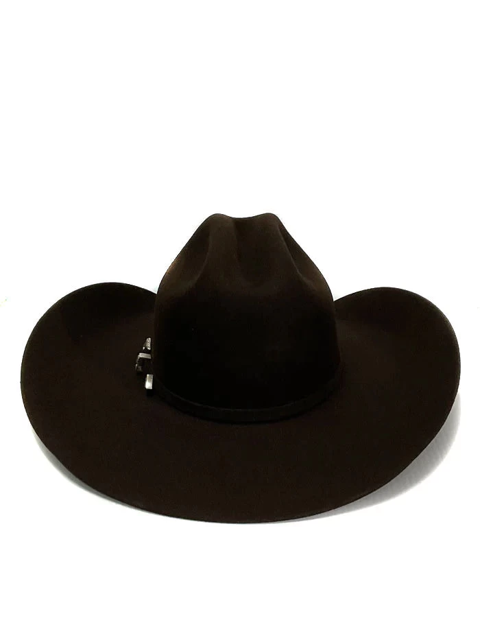 4X Justin Promo Western Felt Hat - Chocolate - Image 3