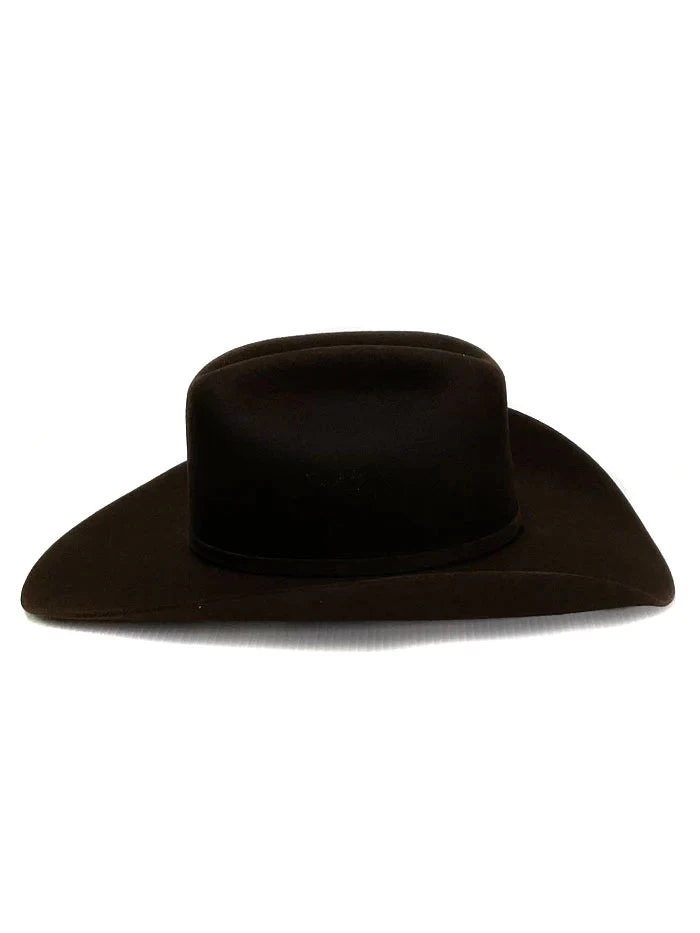 4X Justin Promo Western Felt Hat - Chocolate - Image 4
