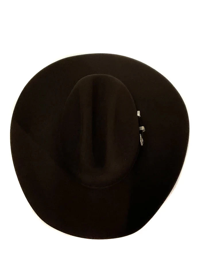 4X Justin Promo Western Felt Hat - Chocolate - Image 5
