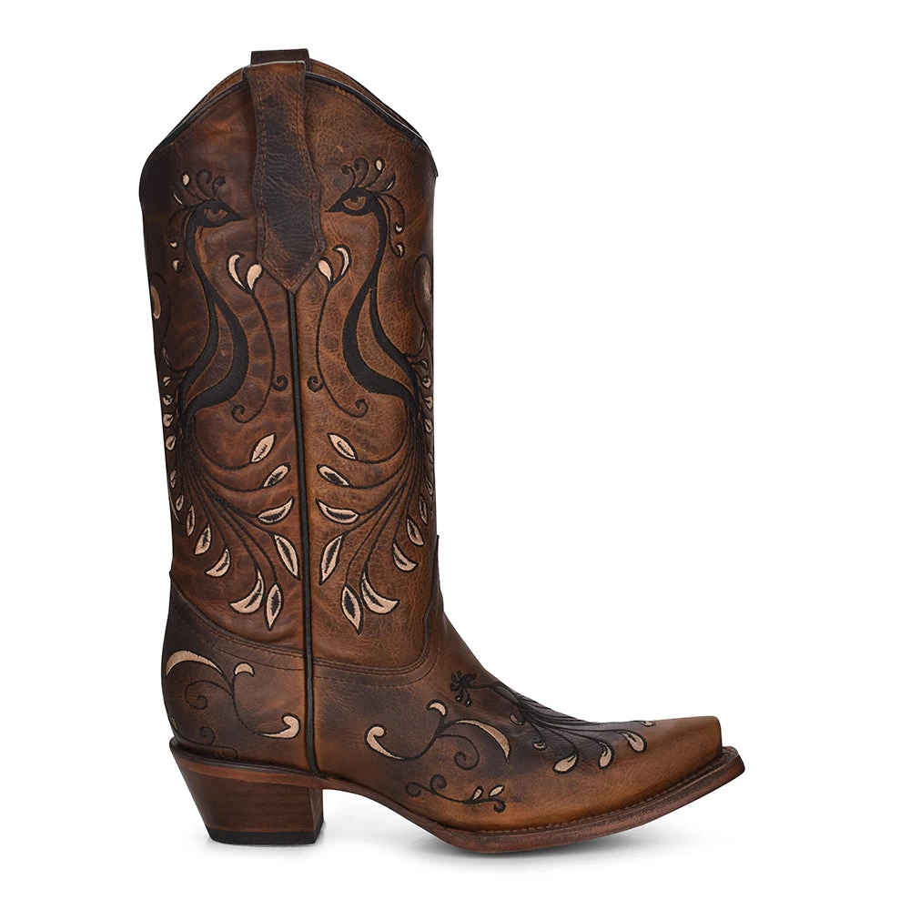 Corral Boots Corral Ladies Peacock Embroidery - Image 2