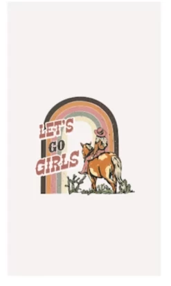 Retro Western "Let's Go Girls" Case For IPhone 13 Pro Max