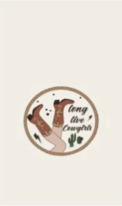 Retro Western "Long Live Cowgirls" Case For IPhone 13 Pro Max