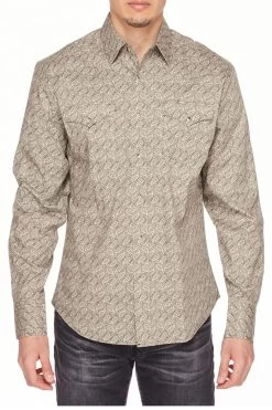 Rodeo Clothing Long Sleeve All Over Print Snap