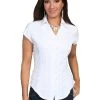 Scully Capsleeve Peruvian Cotton Blouse