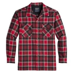 Pendleton Original Board Shirt -Red/Black/Grey Plaid