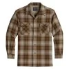 Pendleton Board Shirt Tall Brown/Tan Ombre