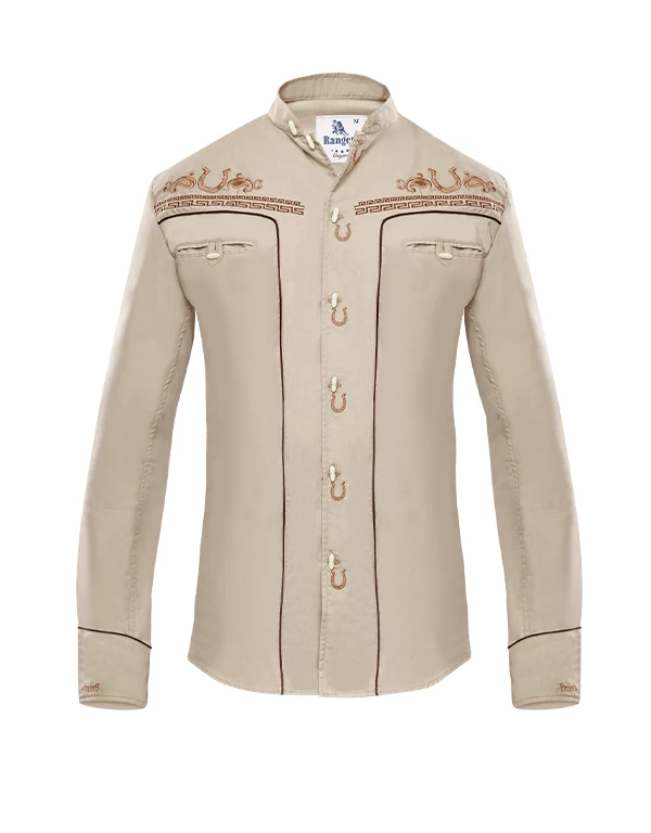 Ranger's Charro Horseshoe Beige W/ Brown