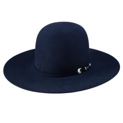 Resistol Midnight Open Crown 6x Felt Hat - Navy