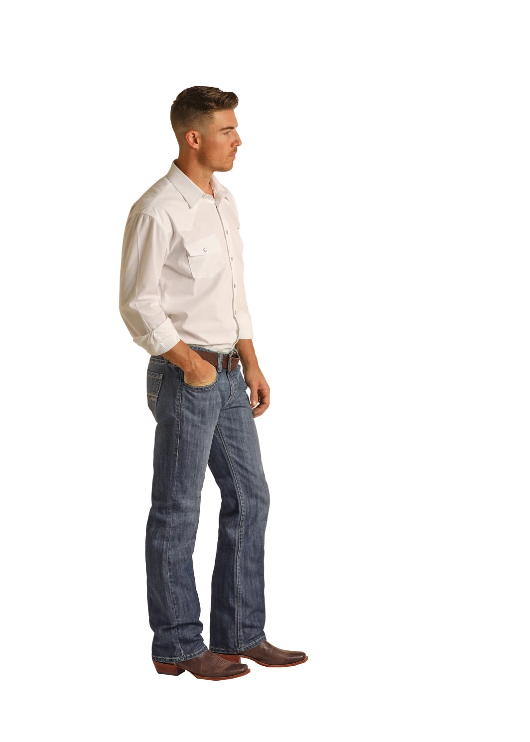 Rock & Roll Straight Raised Denim Pocket - Image 3