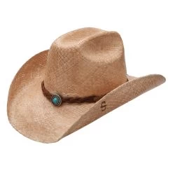 Stetson Flatrock Natural/Burned Straw HAt