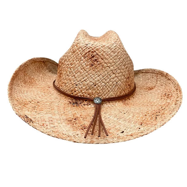 Stetson Flatrock Natural/Burned Straw HAt - Image 4