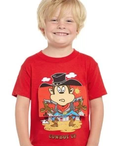 Cowboy Up Action Flap Cartoon Toddler T-shirt