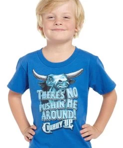 THERE'S NO PUSHIN' ME AROUND TODDLER TEE