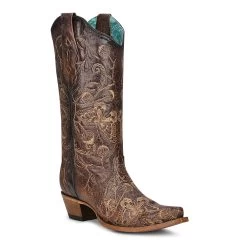 Corral Embroidery Chocolate Boot