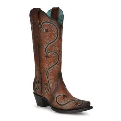 Corral Boots Corral Ladies Brown Embroidery