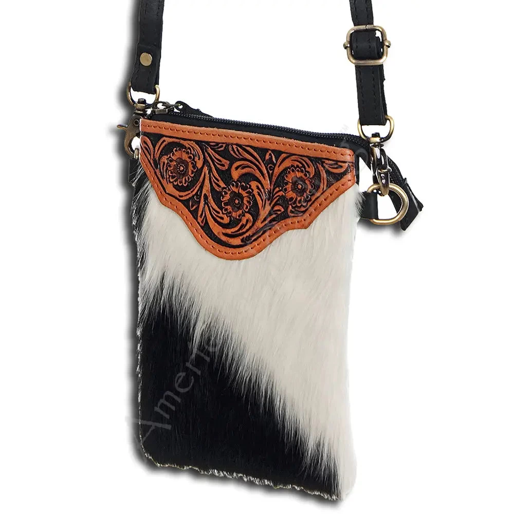 Harness Skirting Leather Hand Carving Bag - Image 2