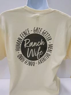 Ranch Wife Cream Tee